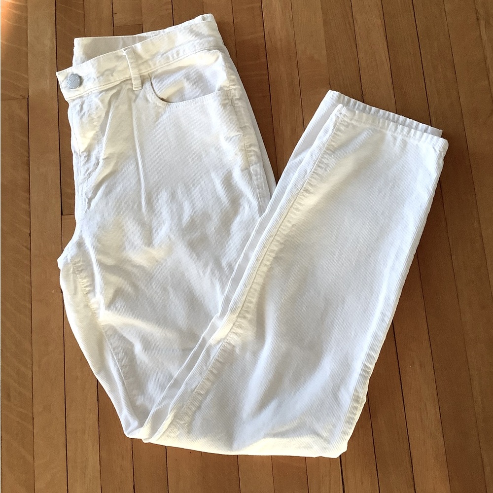 Loft Women's White Corduroys size 8